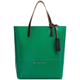 Marni Open Shopper Tote Bag, Seagreen 